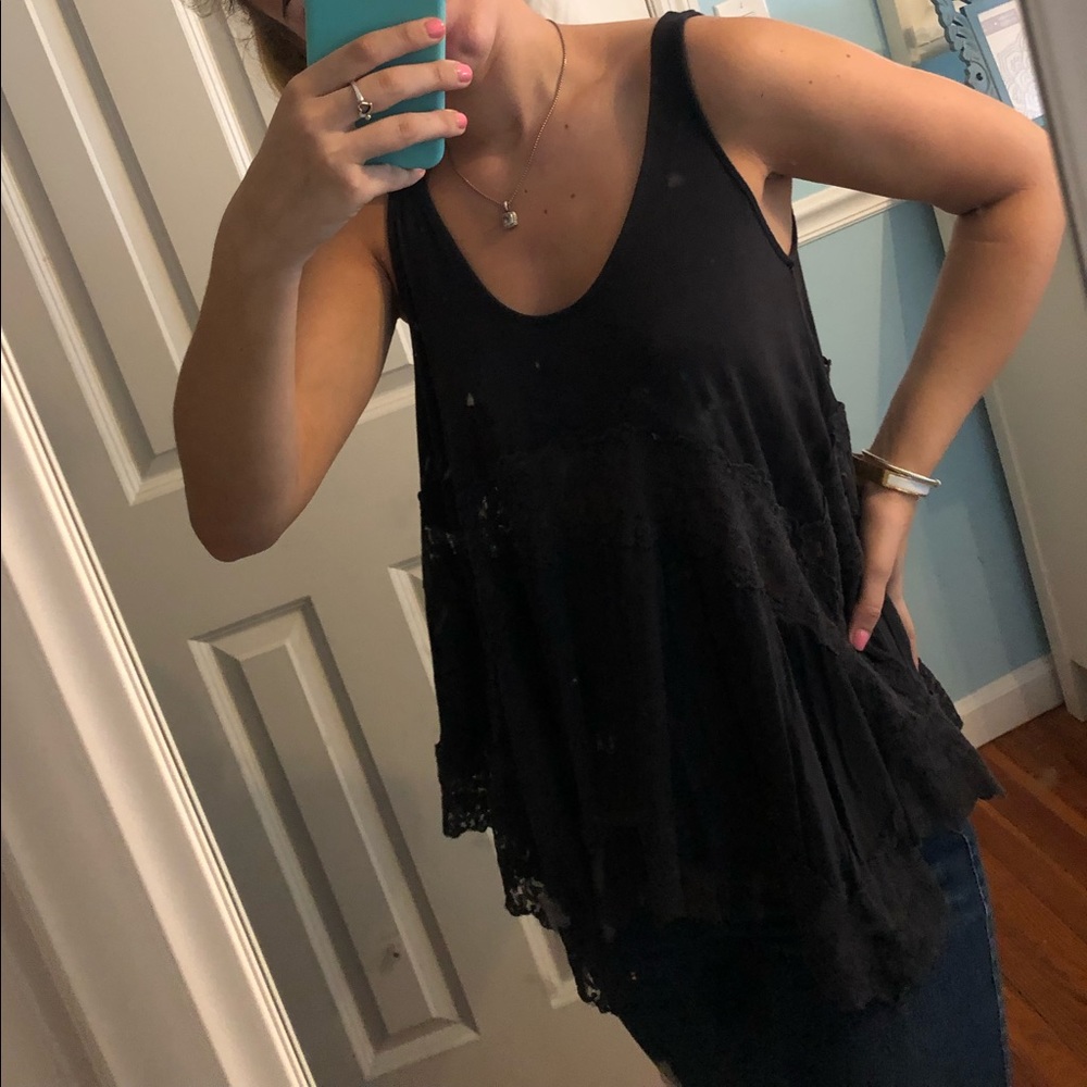 Lace tank top